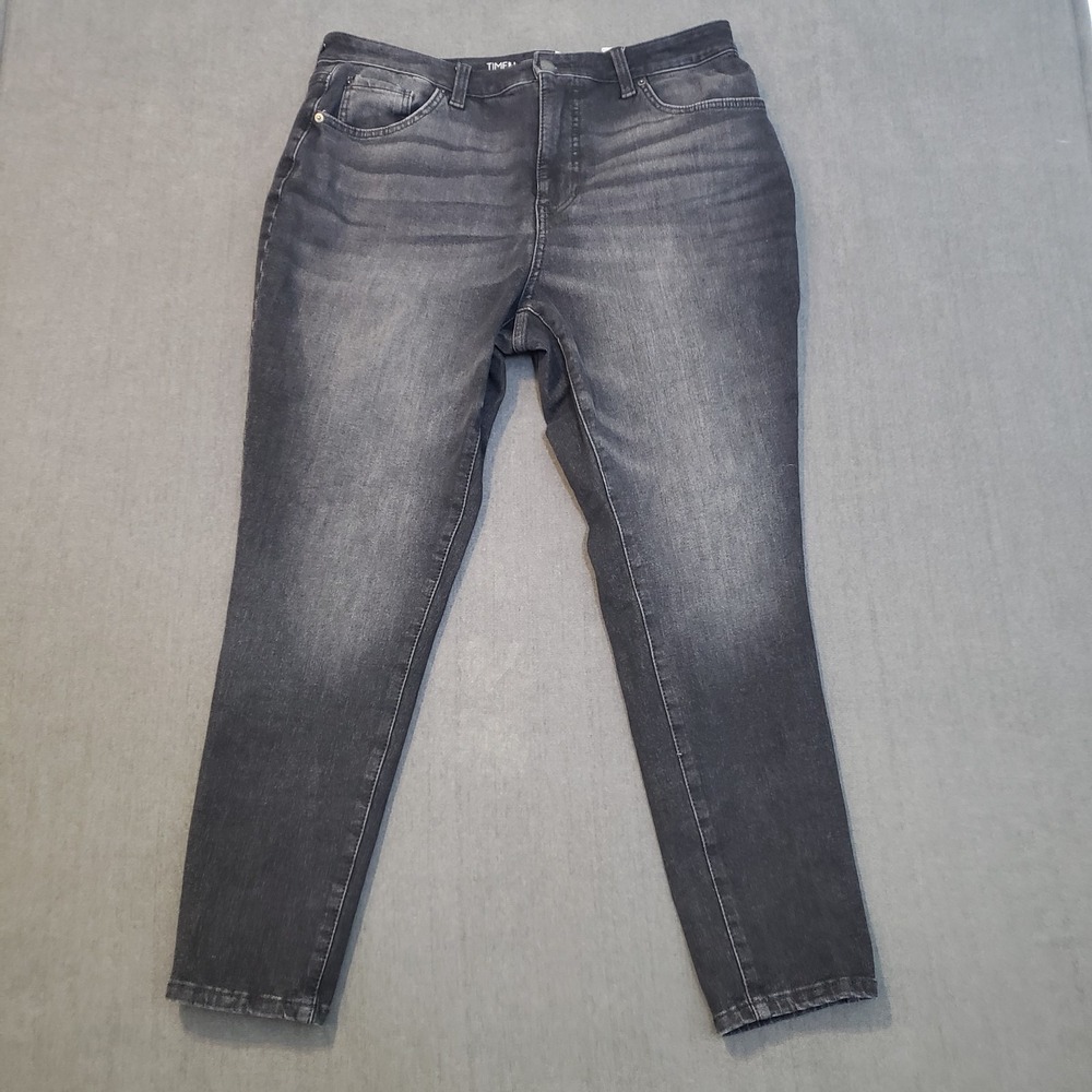 Time & Tru Jeans‎ Womens Size 14 Petite High Rise Curvy Skinny